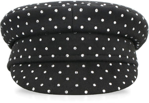 Cappello Baker Boy con strass-1